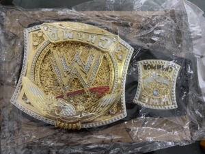 00再说一遍aa淘宝美国代购 wwe摔跤冠军金腰带 全美冠军 约翰塞纳