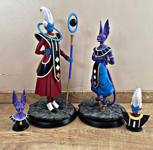 七龙珠 比鲁斯 维斯 stl文件 3d打印 手办模型 gk白