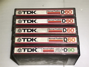 日本原装正品82年版TDK D60录音带空白带磁带 TDKD