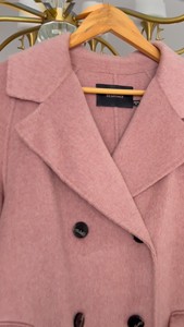 大品牌大衣，迪赛尼斯大衣，中长款毛尼外套女，96%羊毛，4%
