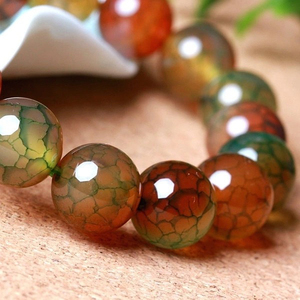 帝王龙纹玛瑙男手串