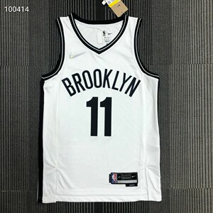 凯里欧文球衣 nba75周年镭射标篮网队11号白色sw球迷版