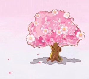 奥比岛家具浪漫樱花树