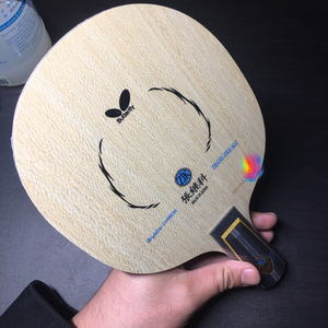 蝴蝶张继科alc直板,第一批n码,绝版老银标,全新原盒 带膜