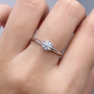 经典6爪钻戒50分