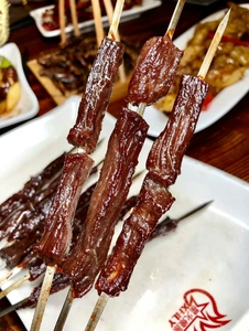 牛肉干巴串～风干串配方烧烤店必备招牌