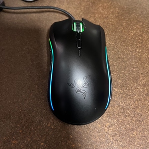 雷蛇曼巴眼镜蛇5g版幻彩鼠标 电竞有线无线双模游戏鼠标 黑色