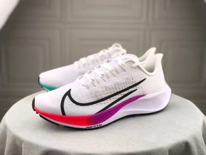 耐克nikeair zoom pegasus超级飞马白彩虹登