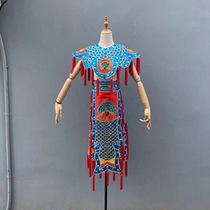 戏曲鱼鳞甲 霸王别姬服装舞旦戏服鱼鳞戏装京剧状元媒梆子三圣母