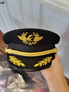 全新 东航帽子 飞行员帽子 机长帽子 副机长帽子 大檐帽 5