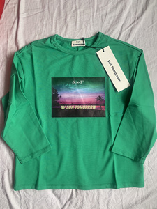 000人付款淘宝130码银泰专柜男女童短袖t恤短中裤sunt儿童夏装衣服