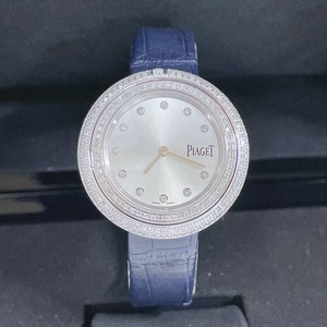 (全套98新)伯爵手表女piaget 时来运转后镶钻石英女表
