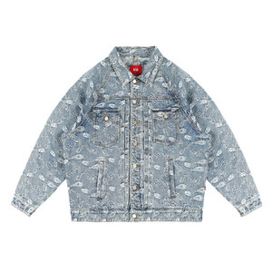 1807腰果花牛仔外套