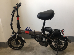 捷冠达9号折叠电动自行车,锂电,48v,25ah.电动骑行7