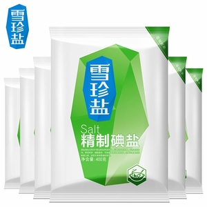 益盐堂雪珍盐精制碘盐400g/包