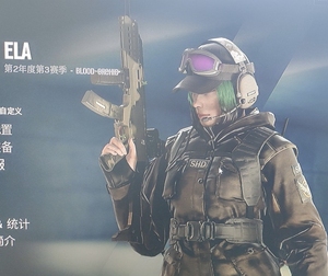彩虹六号围攻代领ela专属套装全境封锁2皮肤武器挂件