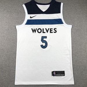 全刺绣nba森林狼爱德华兹白色刺绣球衣篮球衣_阿里巴巴找货神器