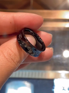 tiffany1837系列 黑钛戒指,圈口是国内码16号,特