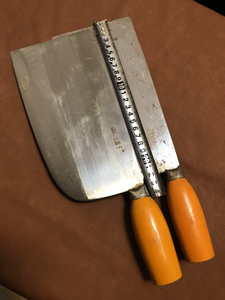 【火马岛】正宗王麻子老菜刀工农菜刀,家用工具,非管制,锻打夹