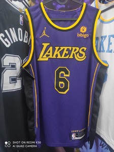 湖人队 新款紫色6号 詹姆斯 球衣 详情细节详谈_阿里巴巴找货神器