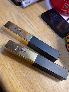 ysl圣罗兰小金条细管口红 n21和n23号色,一个正红,一