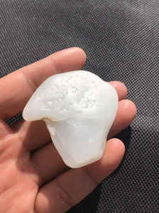 收藏级高货,新疆和田玉籽料,光白籽,白度高白一级白羊脂白玉