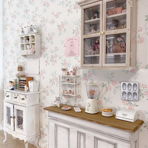 玛特密林古堡盲盒场景布置墙纸娃屋配件ob11拍摄bjd造景壁纸84人付款