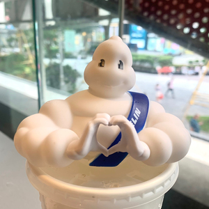 米其林 轮胎人 公仔手办摆件收藏