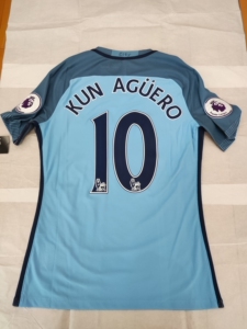 曼城 曼彻斯特城 1617赛季主场 更衣室 球员版球衣 全新