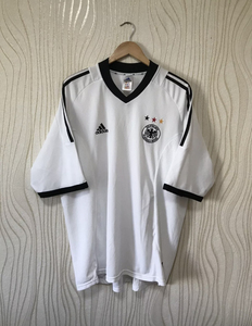 德国队2002世界杯主场球衣,98新l码,领标鲜亮.巴拉克卡