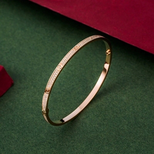 【全新】卡地亚love满天星手镯窄版18k金轻奢纯欲限量款