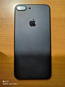 原装正品iphone 7p苹果7p磨砂黑背壳单壳，二手机原拆
