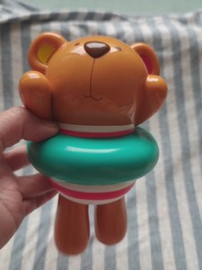 hape 洗澡玩具 游泳小熊 发条小熊