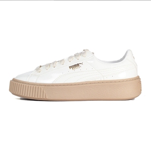 puma蕾哈娜漆皮奶白