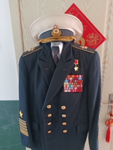 苏联m69海军元帅常服,包含衬衣一,外衣,帽子,常服衬衣,复