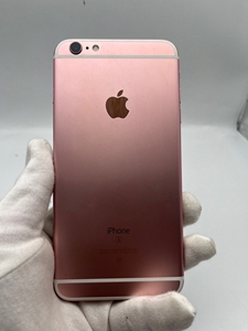 苹果iphone6sp 32g 玫瑰金国行,手机外观有明显磕