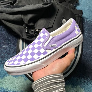vans一脚蹬紫色