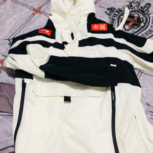 中国李宁gai万里长城同款套头卫衣afdp171-1 l号