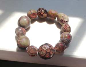 阿拉善龟背石手串  福利款!