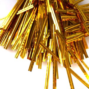 金色扎丝各式礼品袋,糖果袋茶叶封口扎丝约800根