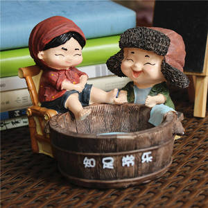 物有物语 烟灰缸 创意烟缸可爱个性知足常乐笑口常开装饰摆件家居