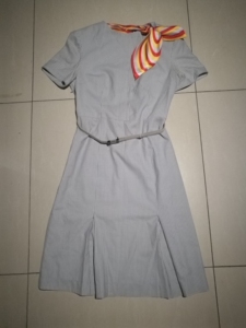 海航制服 海航第四代国际灰夏装制服连衣裙