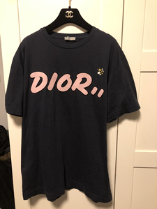 dior x kaws 深蓝小蜜蜂短袖 l码 95新