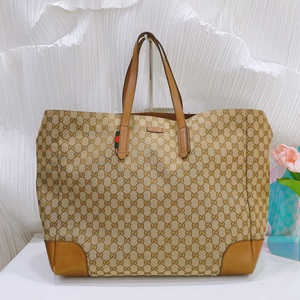 gucci古奇帆布购物袋