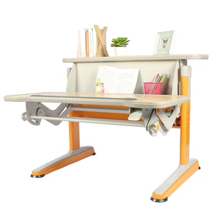 ecus 益卡思 进口儿童学习桌椅套装可升降学生桌家用小孩书
