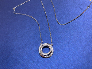 周大生au750钻石项链