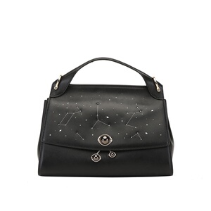 00墨丶止淘宝威尔萨斯女包专柜正品时尚潮流525401黑色链条斜挎包