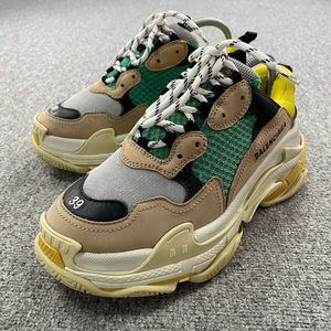 balenciaga 巴黎世家 triple s 黄绿老爹鞋