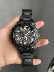 几乎全新卡西欧蛙人七代碳纤维塑钢表带gwf-a1000xc