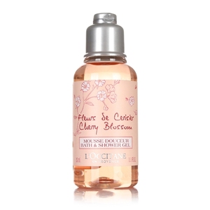 欧舒丹甜蜜樱花沐浴啫喱35ml小样旅行装泡泡沐浴露